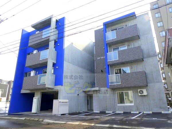 建物外観　都市ガス＆Ｗｉ－Ｆｉ付きインターネット無料導入のマンション♪