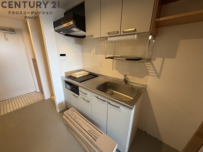 キッチン　2口コンロ付きのシステムキッチン！