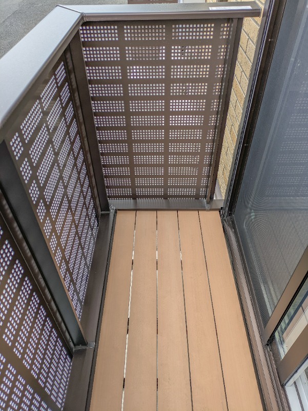 バルコニー　図面と現状に相違がある場合には現状を優先