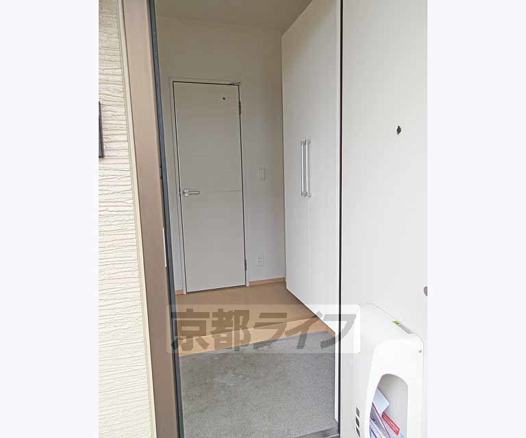 収納　広めの玄関です