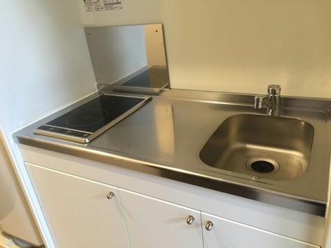 キッチン　ワイドキッチン　IH・ラジエントコンロ　2口