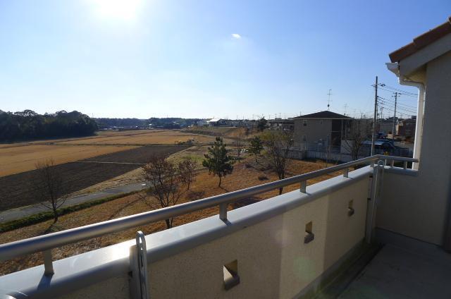 バルコニー　ベランダからの景色です