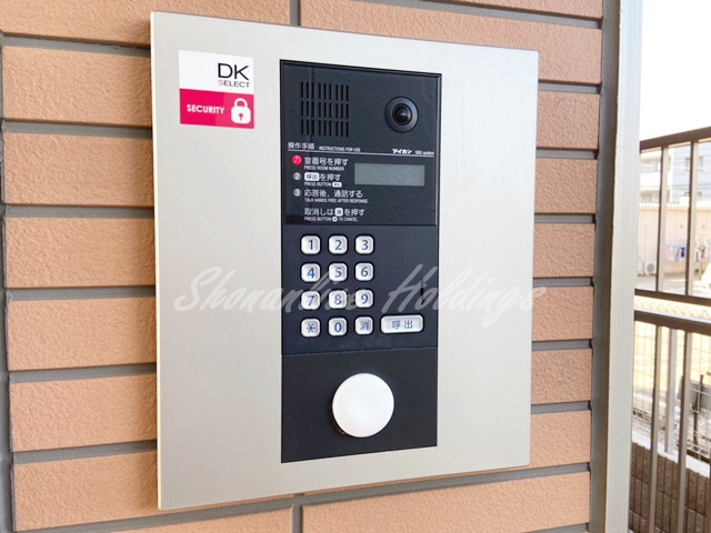 セキュリティ　安心のモニター付きオートロック