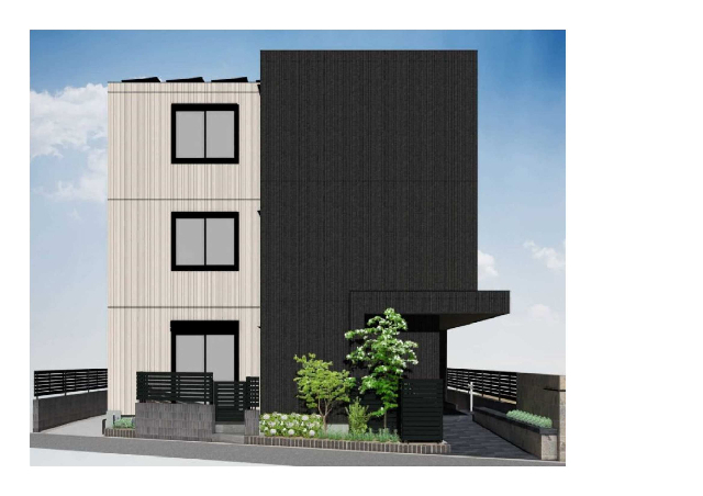 建物外観　完成予定外観