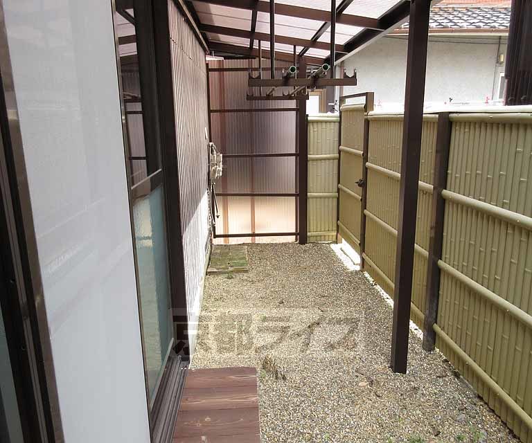 バルコニー　広々とした庭です