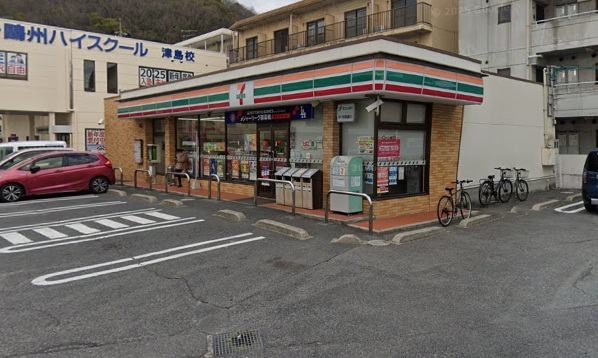 コンビニ　セブンイレブン岡山津島笹が瀬店（コンビニ）まで1200m