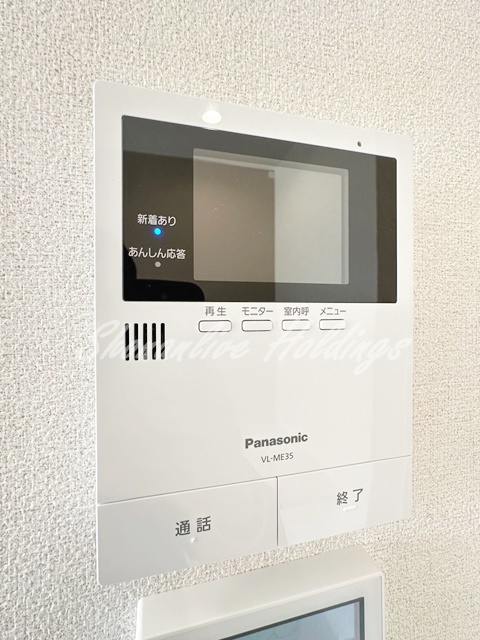 セキュリティ　モニタ付きインターホンで安心♪