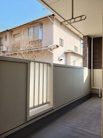 バルコニー　落ち着いた時間を過ごせるバルコニーです
