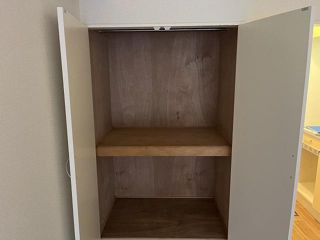 収納　たっぷりとした収納スペースです