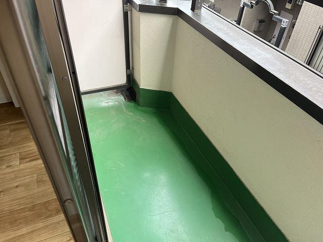 バルコニー　陽当たり良好なバルコニーです