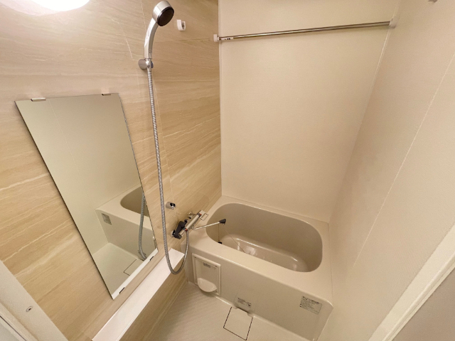 バス・シャワールーム　６０６号室の写真です。