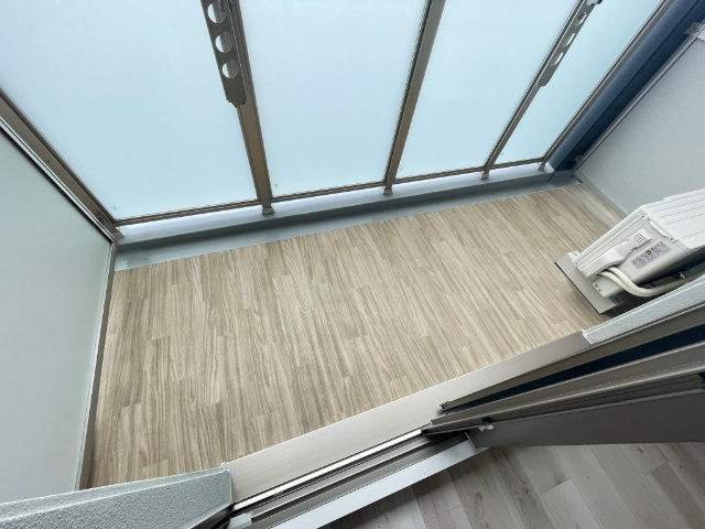 バルコニー　６０６号室の写真です。