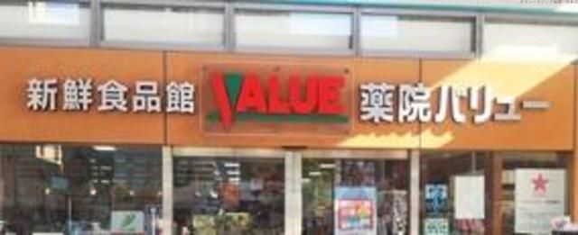 スーパー　新鮮食品館薬院バリュー（スーパー）まで500m