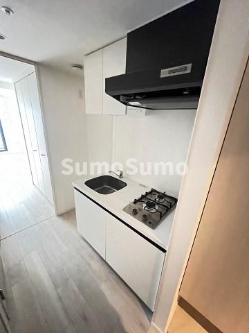 キッチン　コンパクトなキッチンで掃除もラクラク