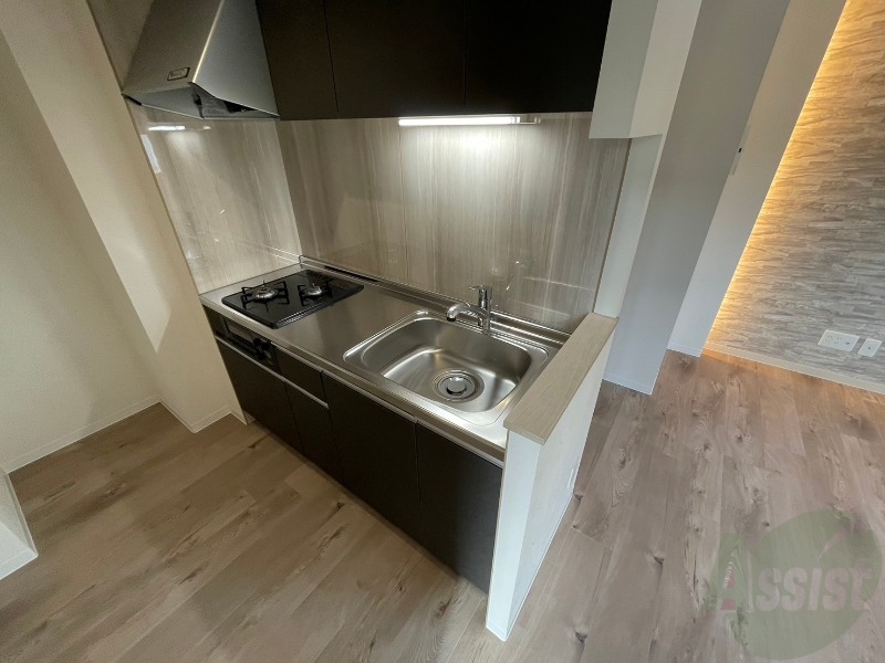 キッチン　システムキッチンなので、すぐお料理に使えます！