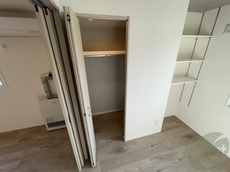 収納　収納を開けてみました！たくさん入りそうですね～