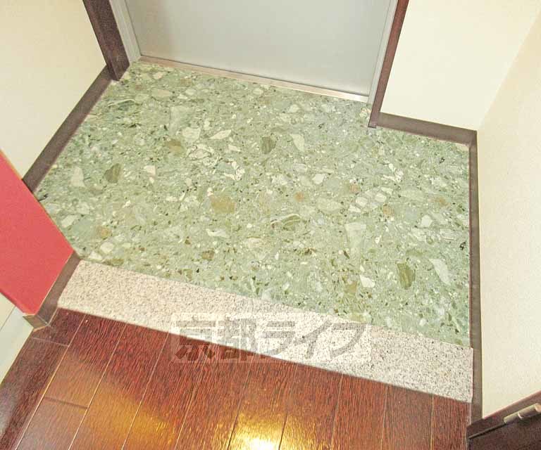 玄関　緑がかわいい・