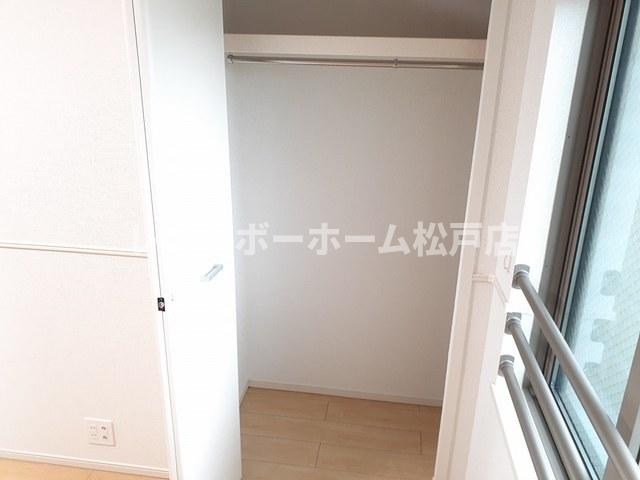 収納　収納のためのスペースです