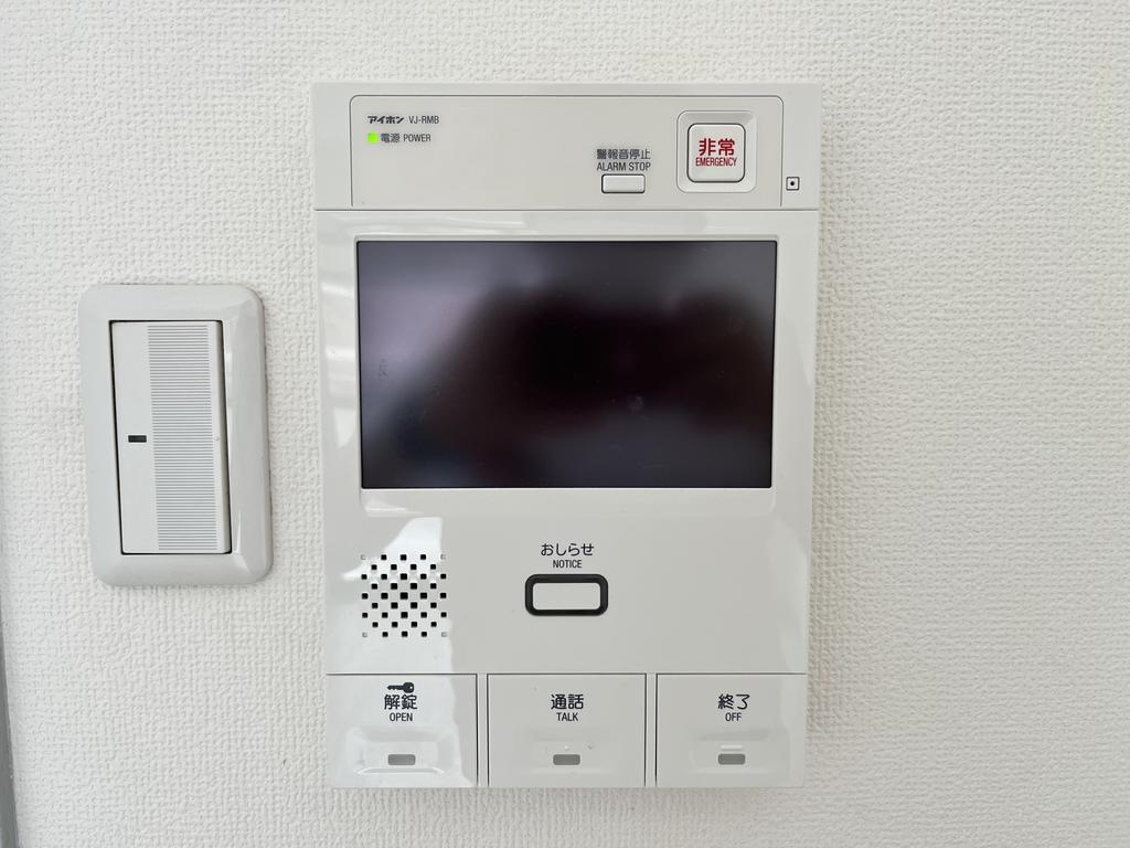 セキュリティ　TVインターホン付きで防犯面も安心です！（同仕様写真）