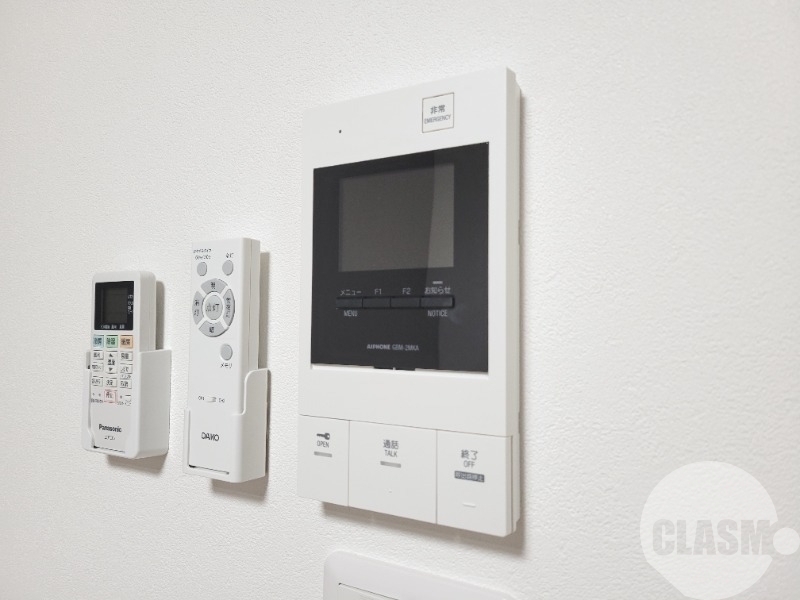 その他設備　来訪者が確認できるモニターホン♪