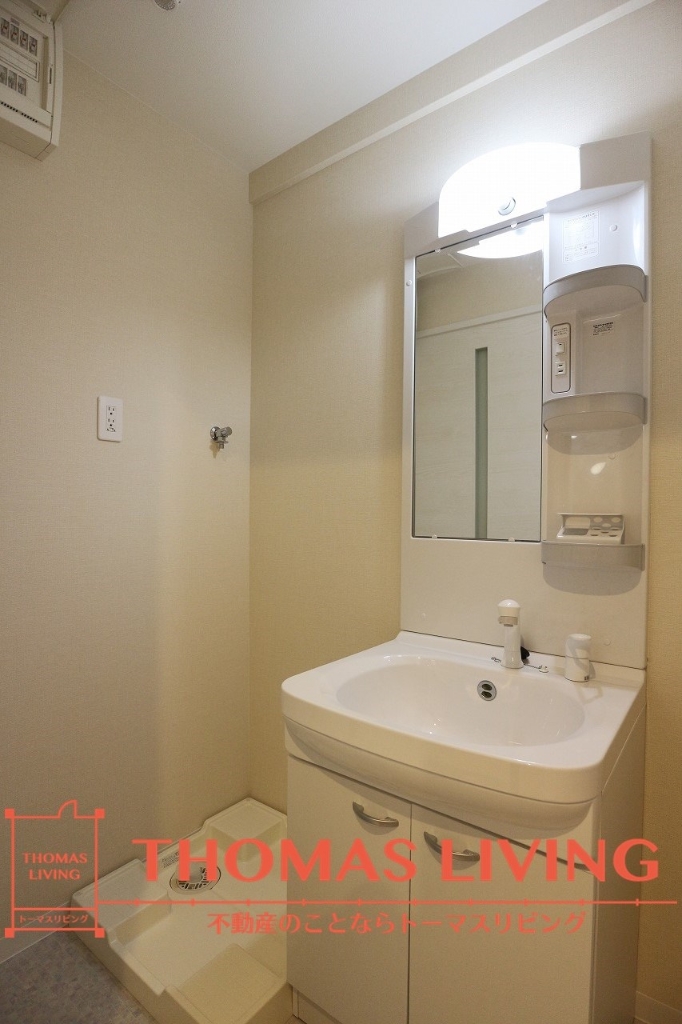 洗面設備　同じ物件の別のお部屋です。