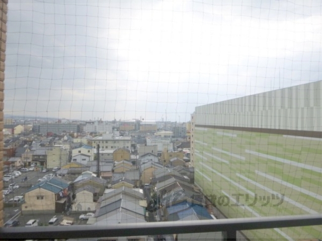 眺望　隣がイオンモール京都です・