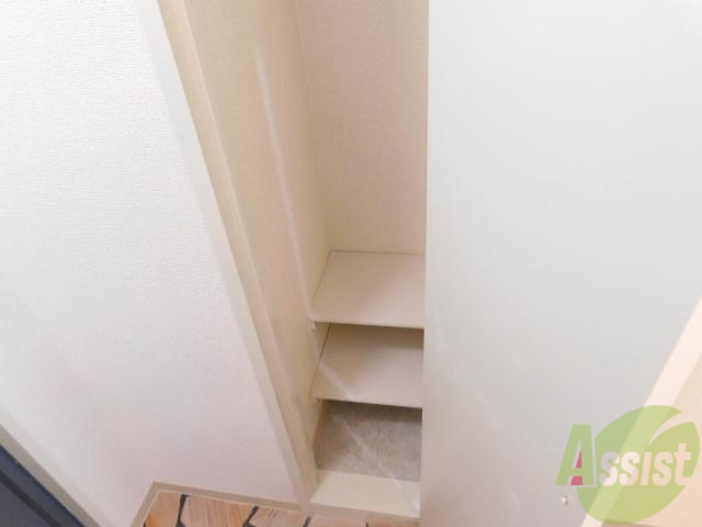 収納　収納もばっちり完備ですね