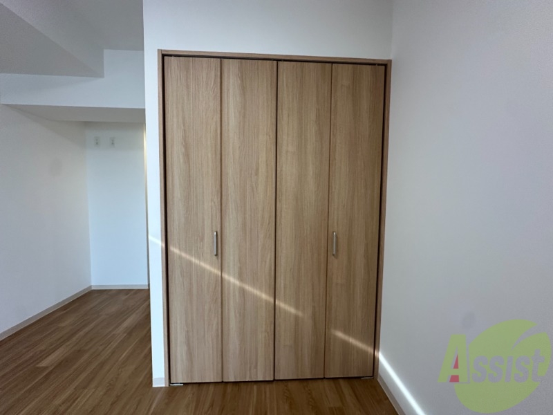 収納　クローゼットも付いているのでお洋服多い方でも安心です。