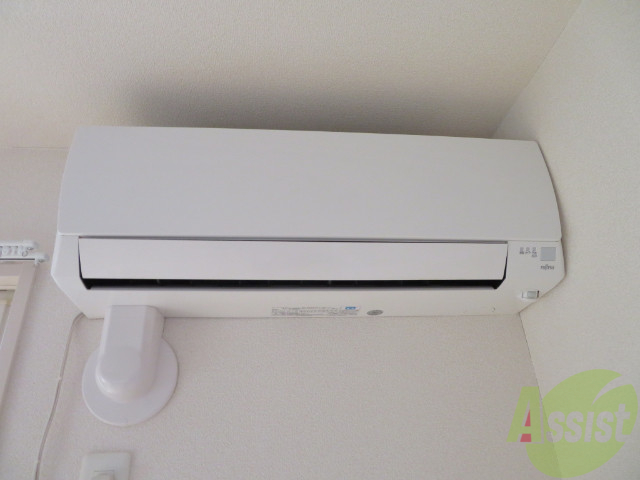 その他設備　エアコンが設置してありますので、寒暖対策もばっちり。