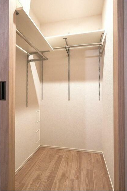 収納　たっぷりとした収納スペースです