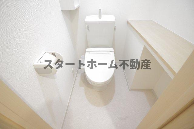 トイレ　ゆったりとした空間のトイレです