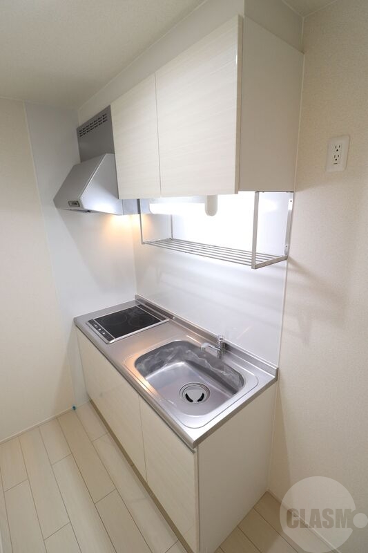 キッチン　２口コンロのシステムキッチンです