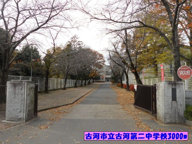 中学校　古河市立古河第二中学校（中学校）まで3000m