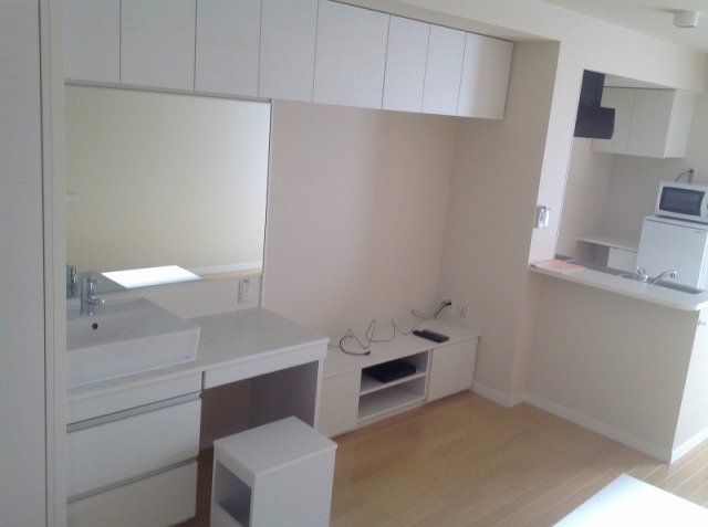 居室・リビング　たくさん収納でき　扉は耐震ラッチ付きです