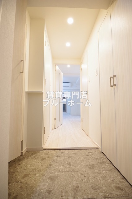 玄関　奥行きのある玄関！