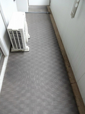 バルコニー　お洗濯にも便利なバルコニー付き