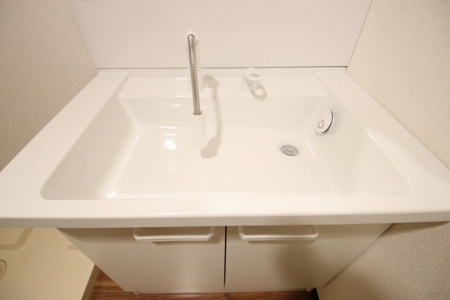 洗面設備　※別号室の写真のため、現状優先となります。