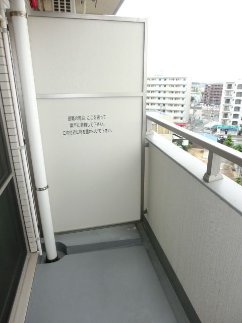 バルコニー　バルコニー南西向き
