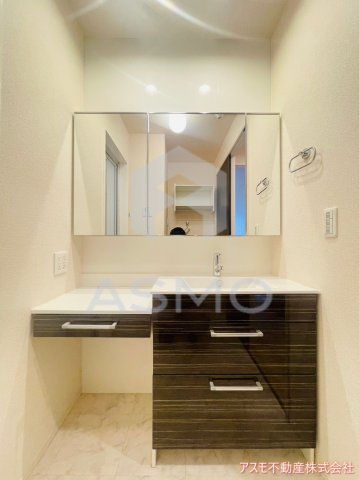 洗面設備　同マンション別部屋参考写真