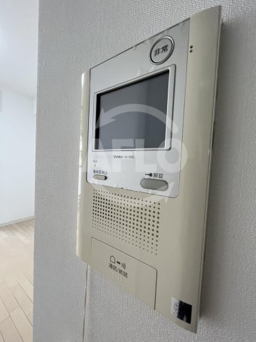 セキュリティ　ルクレ新町レジデンス　テレビ付きモニターホン