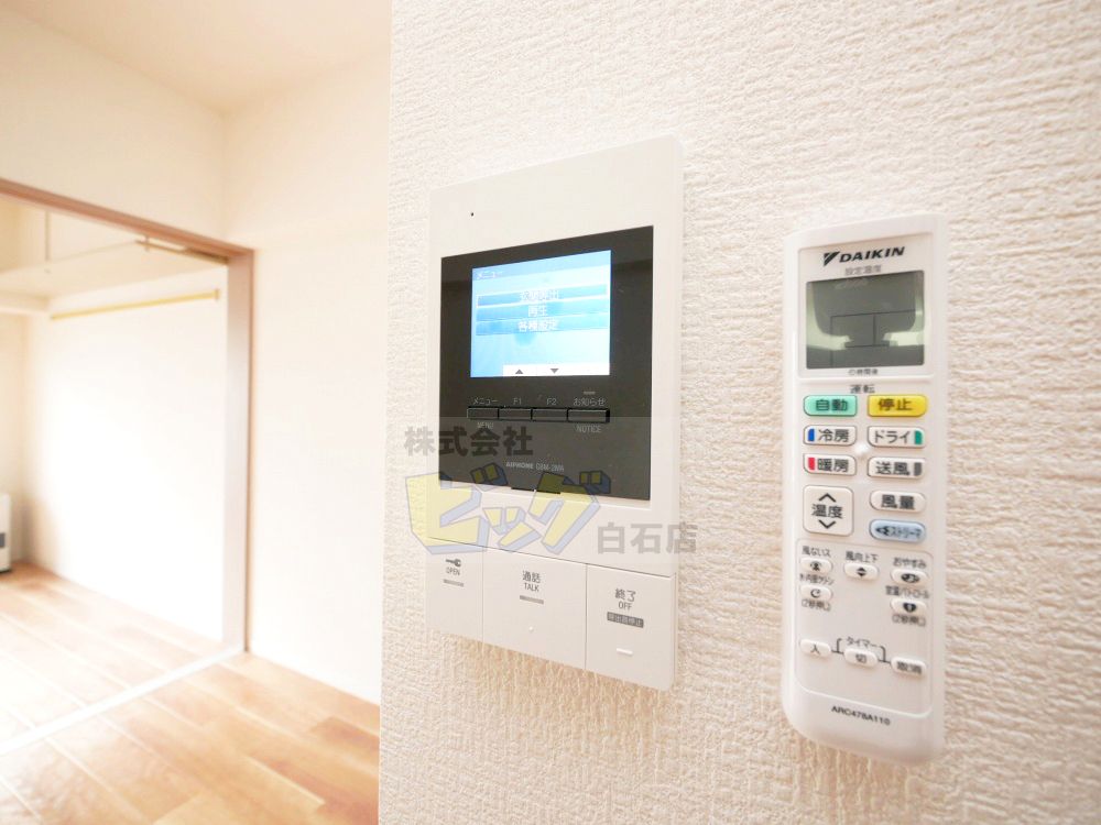 セキュリティ　防犯面で安心のＴＶモニターホン設備が付いています♪