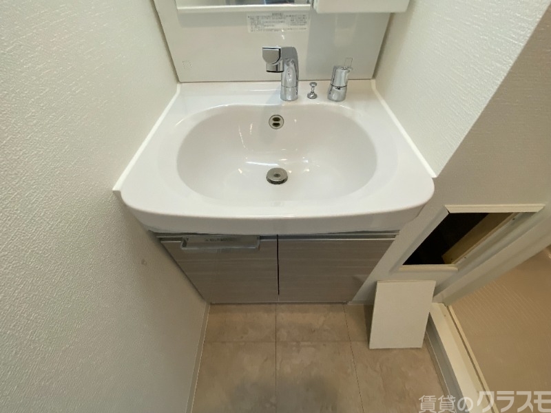 洗面設備　陶器ボウルでオシャレな洗面！