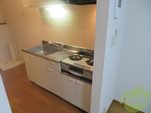 キッチン　キッチンはシンプルでオシャレですねー。お料理楽しんでください