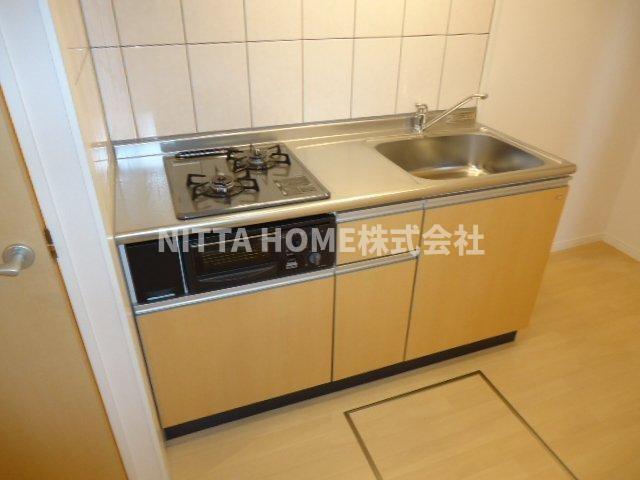 キッチン　コンパクトで使いやすいキッチンです＊