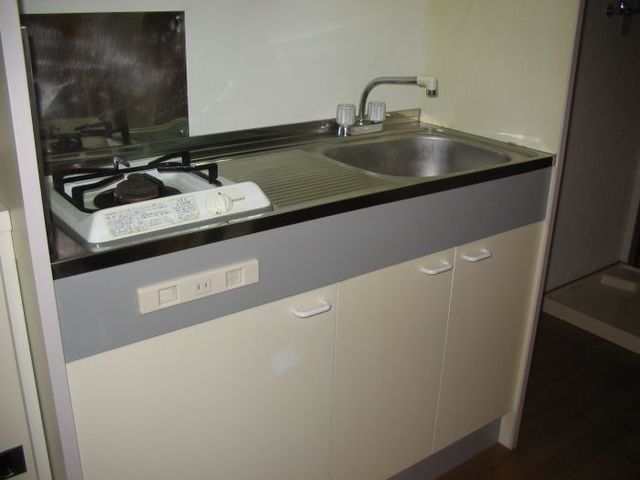 キッチン　一口ガスコンロ付き！