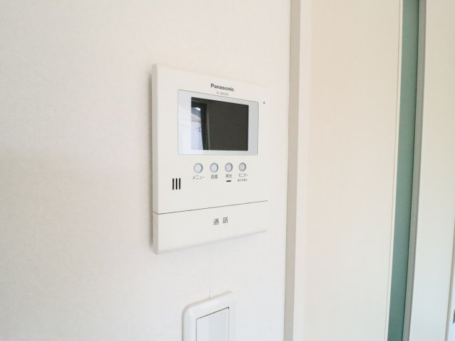 セキュリティ　モニター付きインターホン※退去前につき他号室参考画像です
