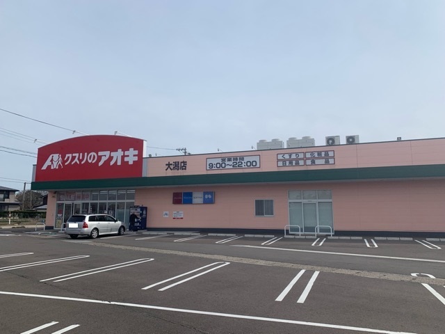 ドラックストア　クスリのアオキ大潟店（ドラッグストア）まで802m