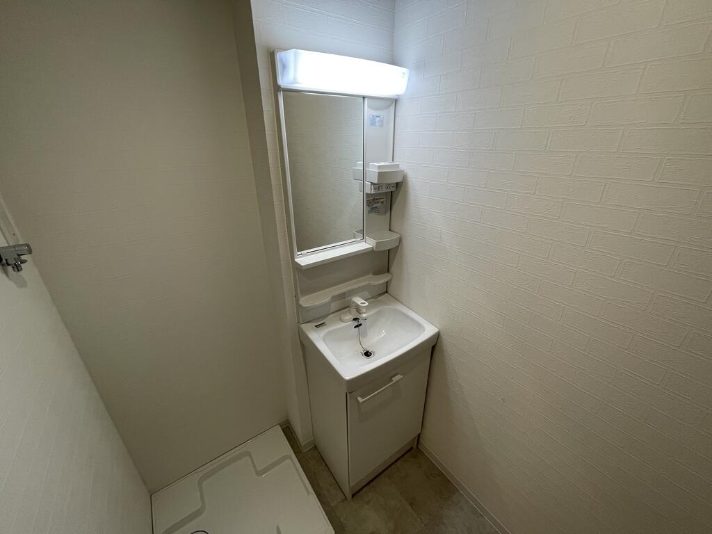 洗面設備　脱衣所予定箇所