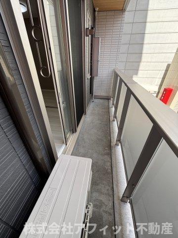 バルコニー　東向き