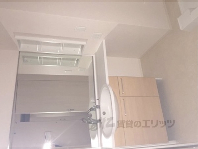 洗面設備　建築中